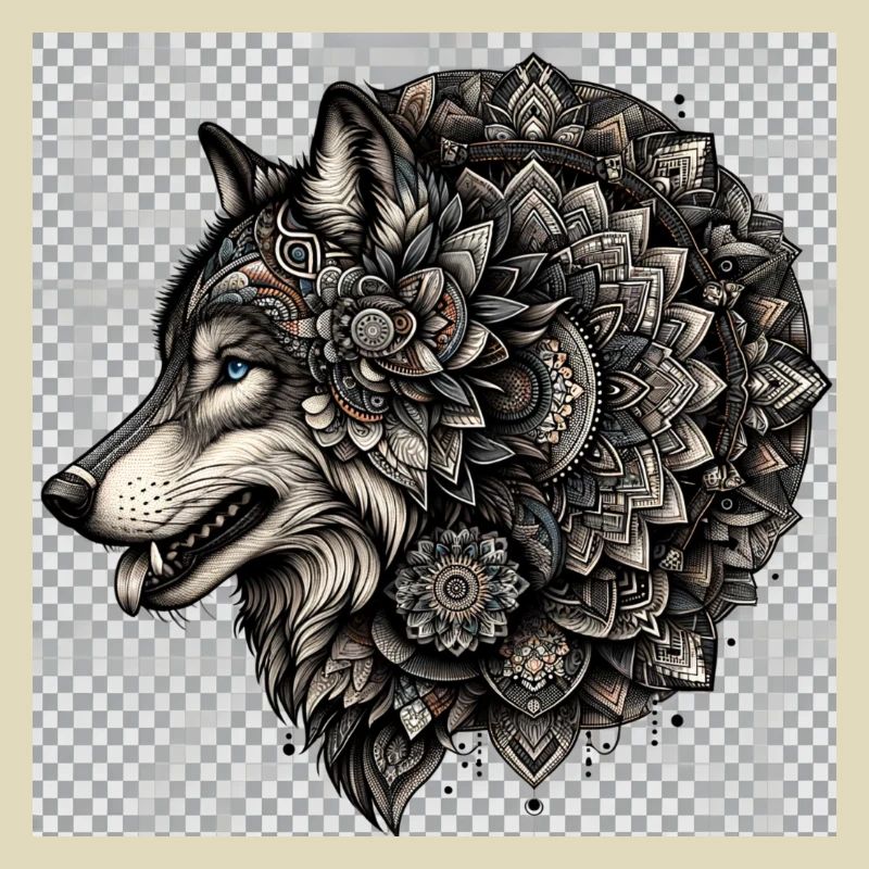 Wild wolf