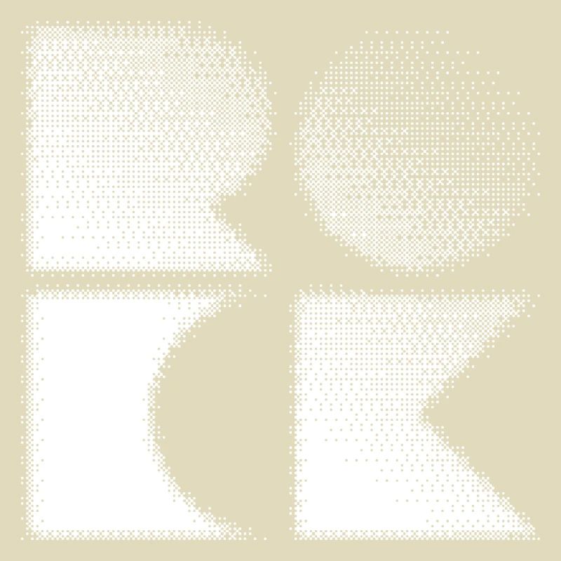 Conception de logo bitmap géométrique roche