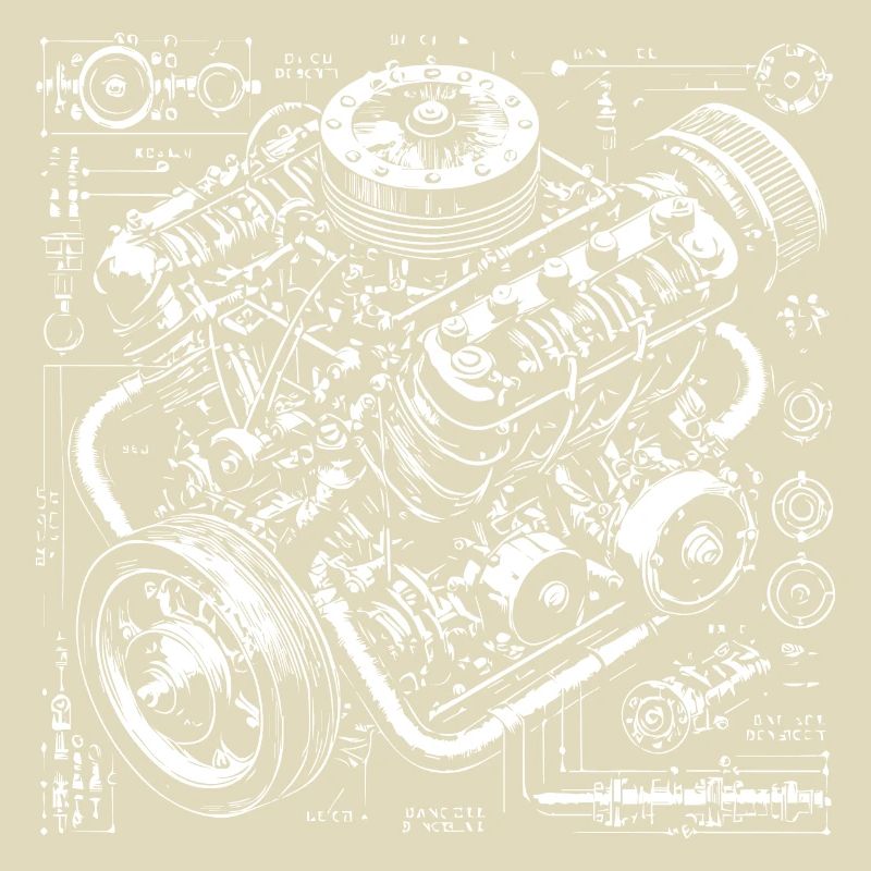 engine wireframes design