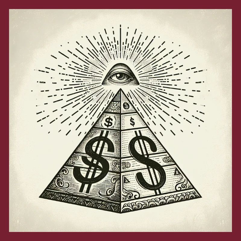 Pyramide mit Auge