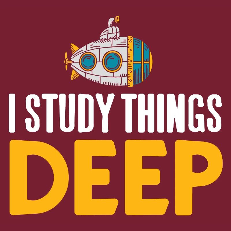 I Study Things Deep Cool Marine Biologist Tee
