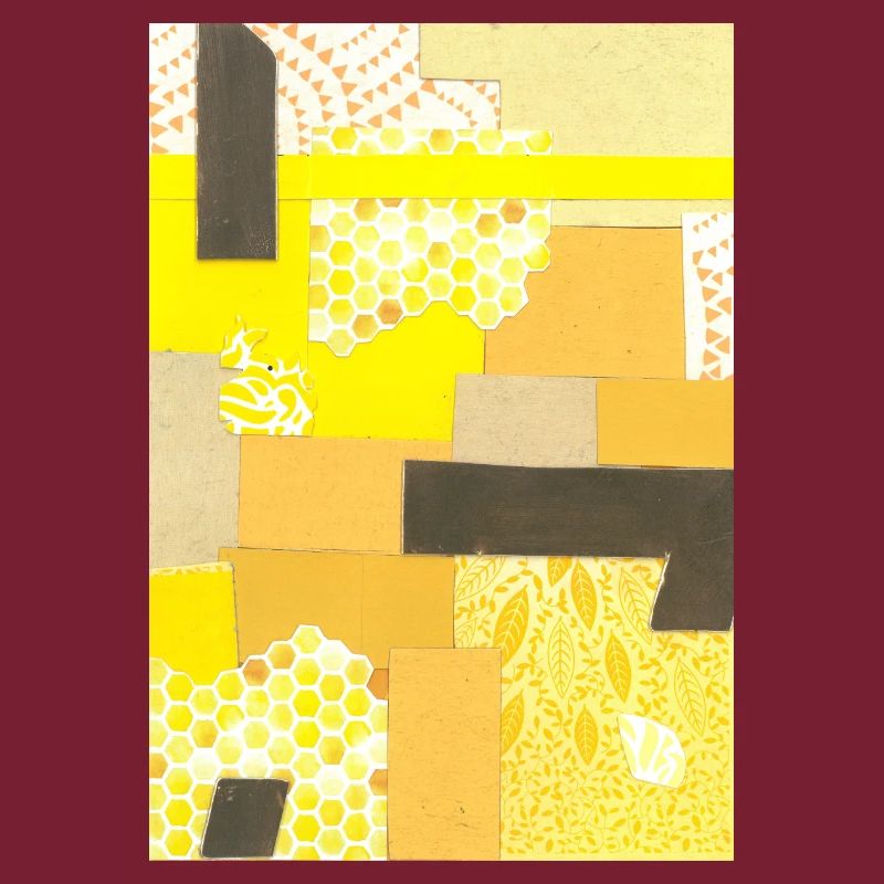 Gelbe Collage