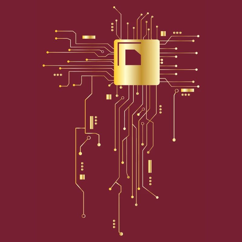 CPU Technology Nerd Computer Chip Computer Scientist