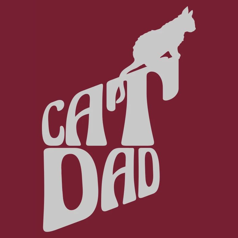Conception du logo Cat Dad