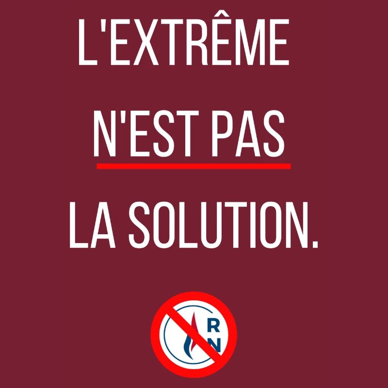 "L'extrême n'est pas une solution"