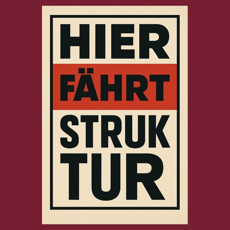 Here Drives Structure 1930s Poster