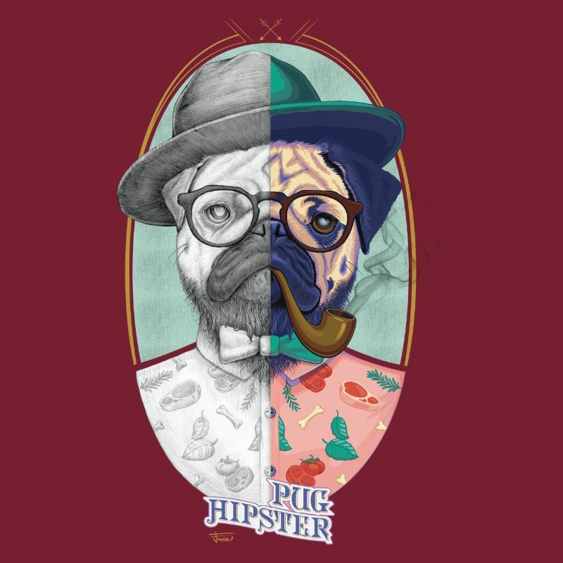 Mops Hipster