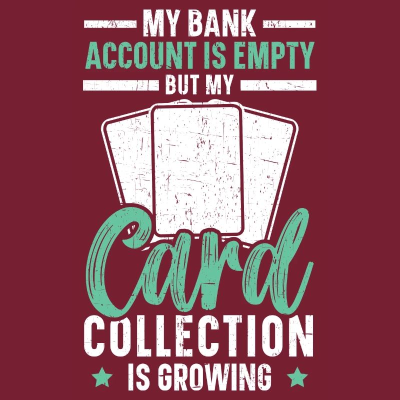 Le compte bancaire est vide La collection de cartes augmente