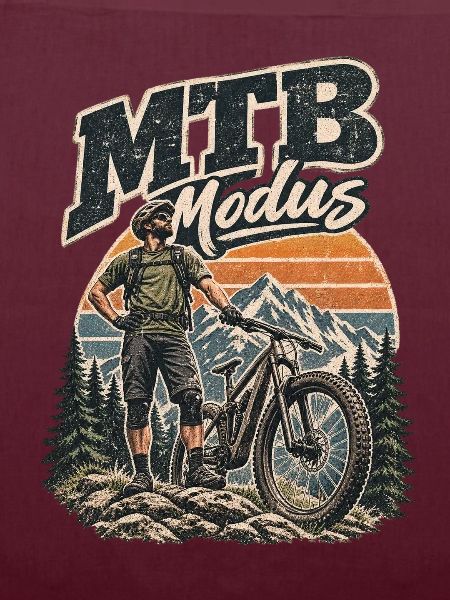 MTB Modus Retro Berglandschaft