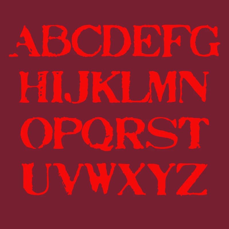 ABC Geschenkidee Alphabet Buchstaben Kindergarten
