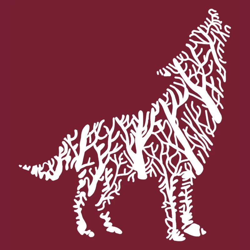 Wolf Bäume Heulen