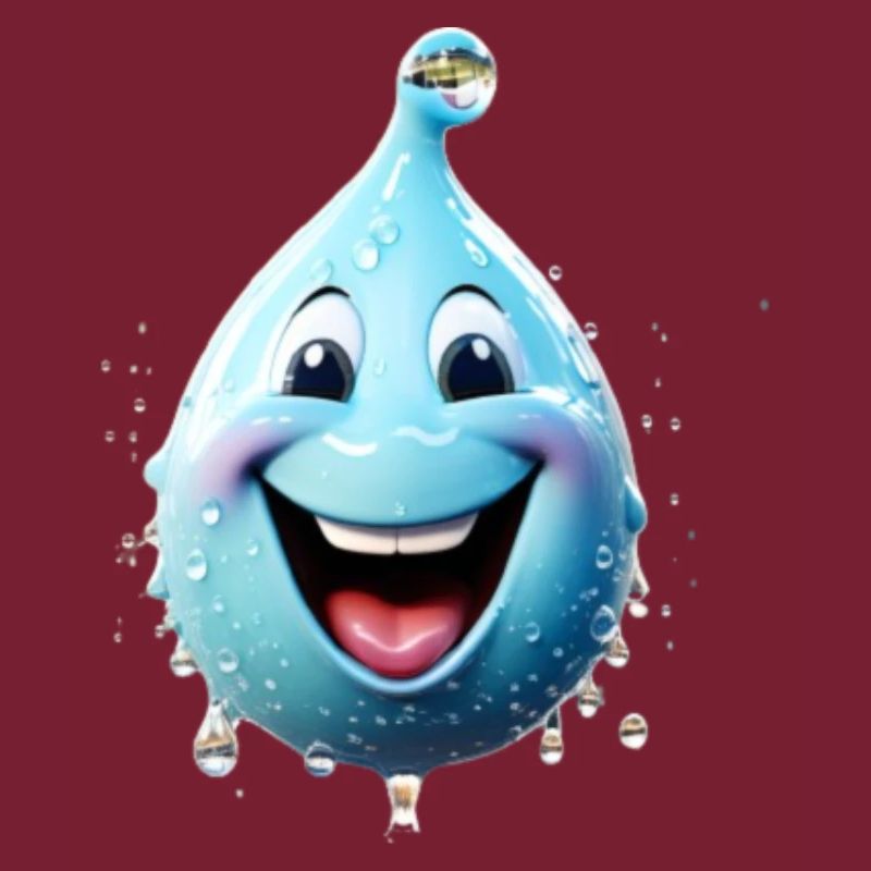 Der lachende Wassertropfen