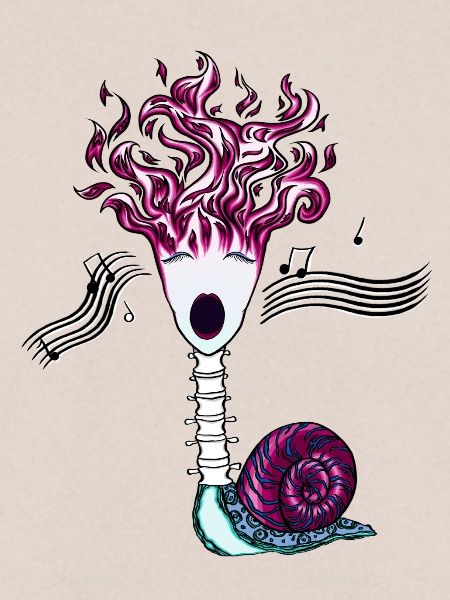 Flamme Songs Backbone-Schnecke