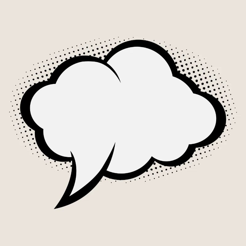 Bulle d'expression de bande dessinée