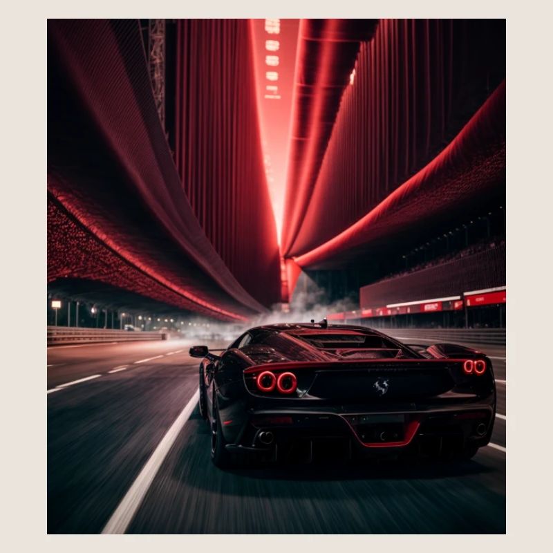 Rotes Sportauto