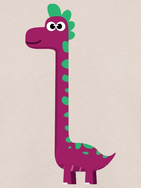 Happy brontosaurus