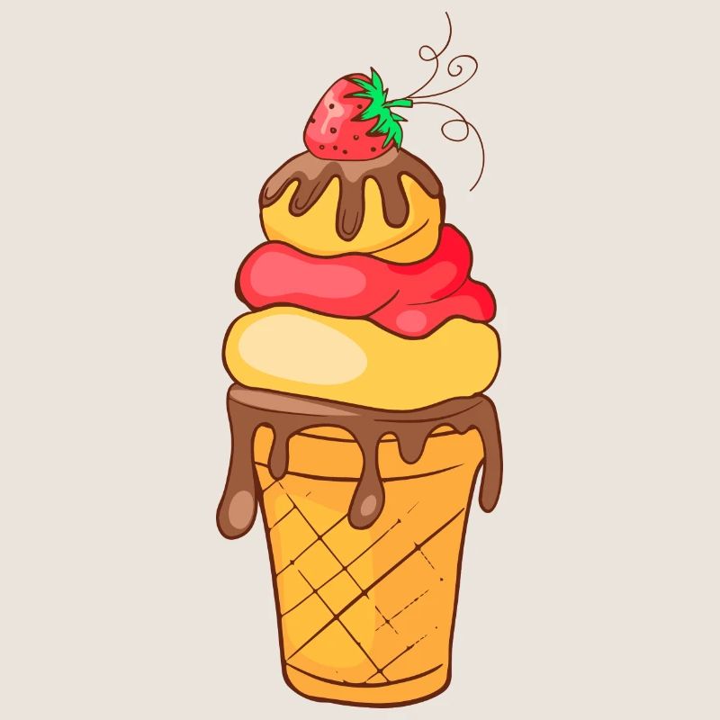 Crème glacée, crème glacée, crème glacée, crème glacée, boule, crème glacée, sundae