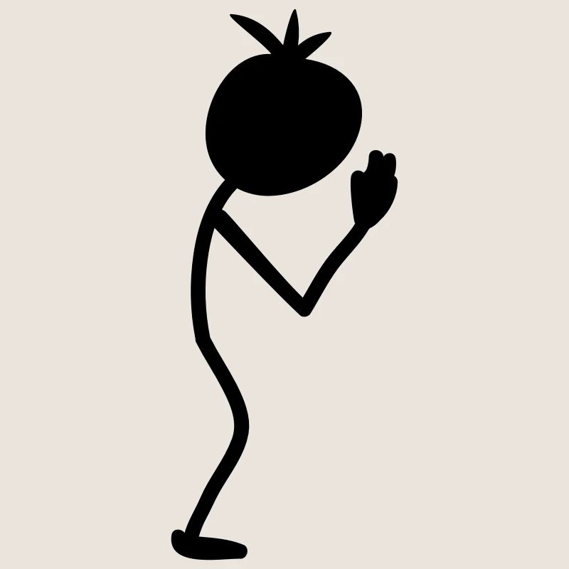 Namasté Stick Figure