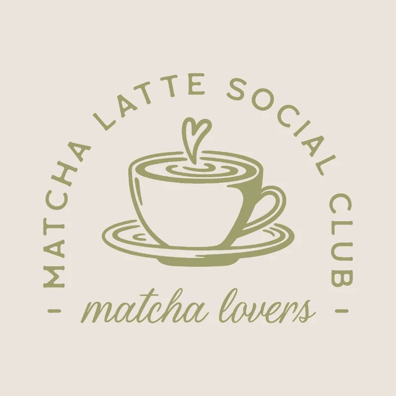 Matcha latte vert aesthetic