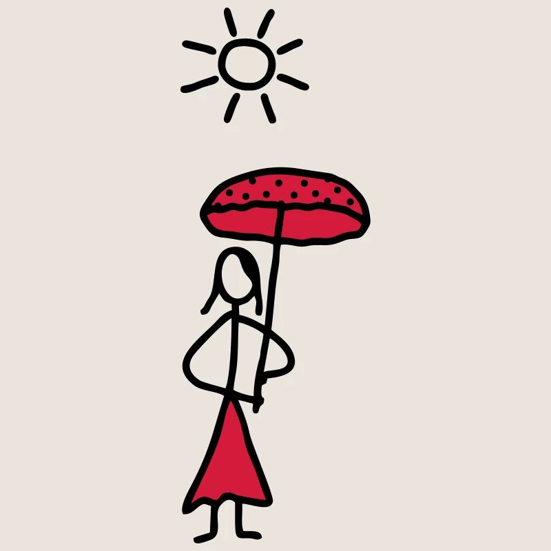 Lady mit Sonnenschirm - V2
