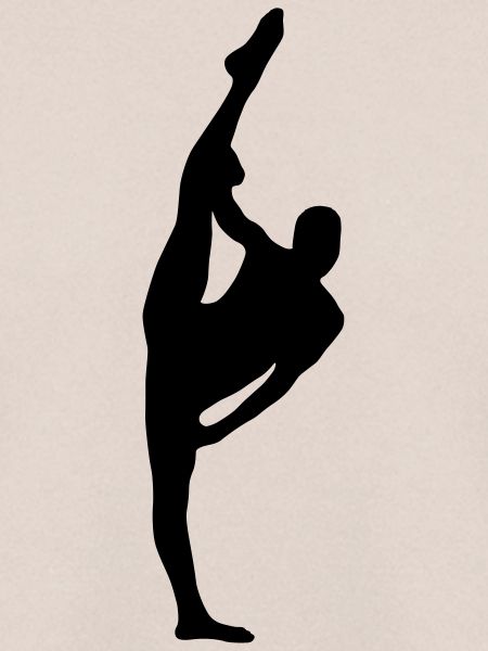Vektor Balletttänzer Silhouette