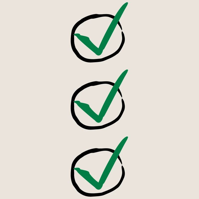 Three Checkmarks