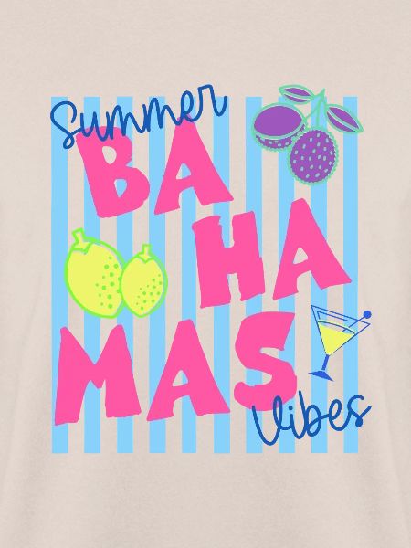 Sommer Bahamas Vibes Tropical Tee