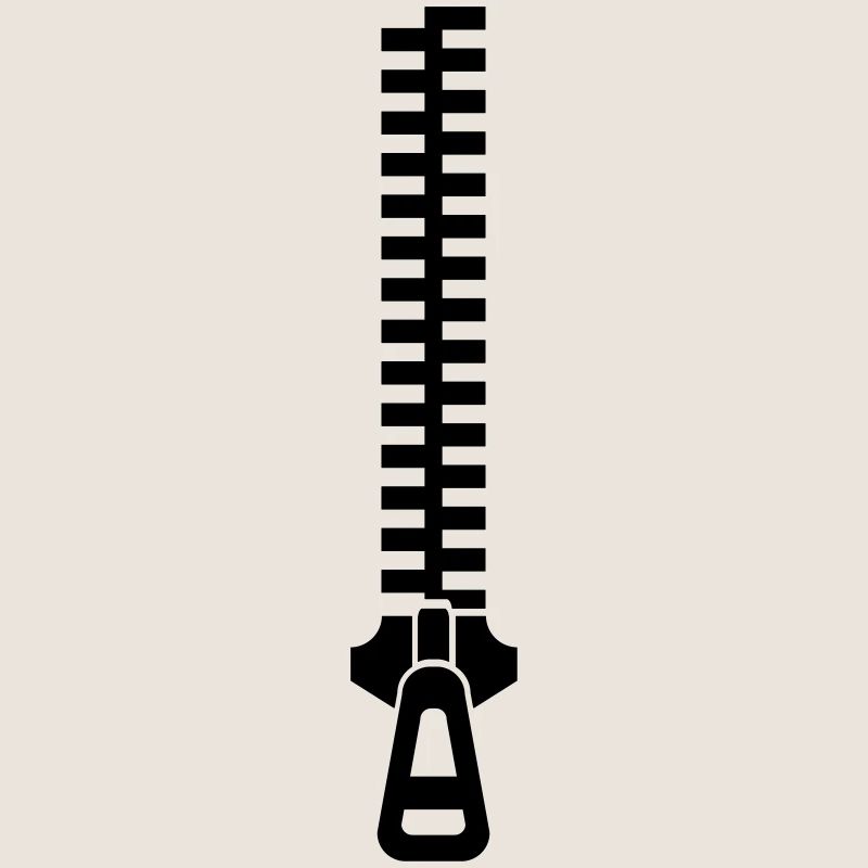 closed zipper