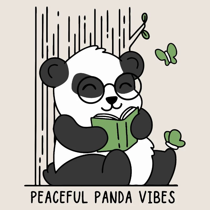 Friedliche Panda-Vibes
