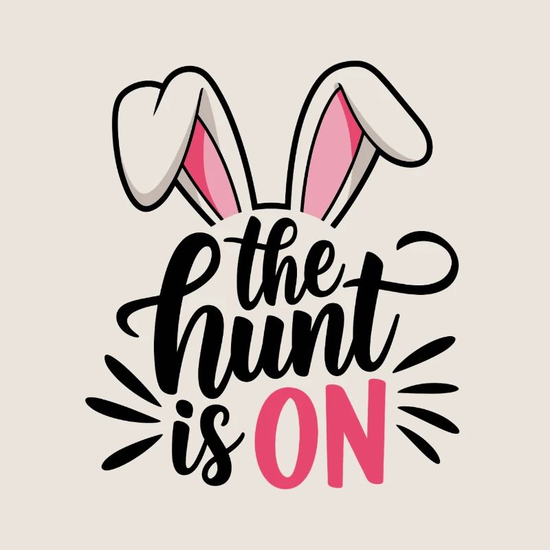 The hunt begins – Easter bunny fun! 🐰🎨