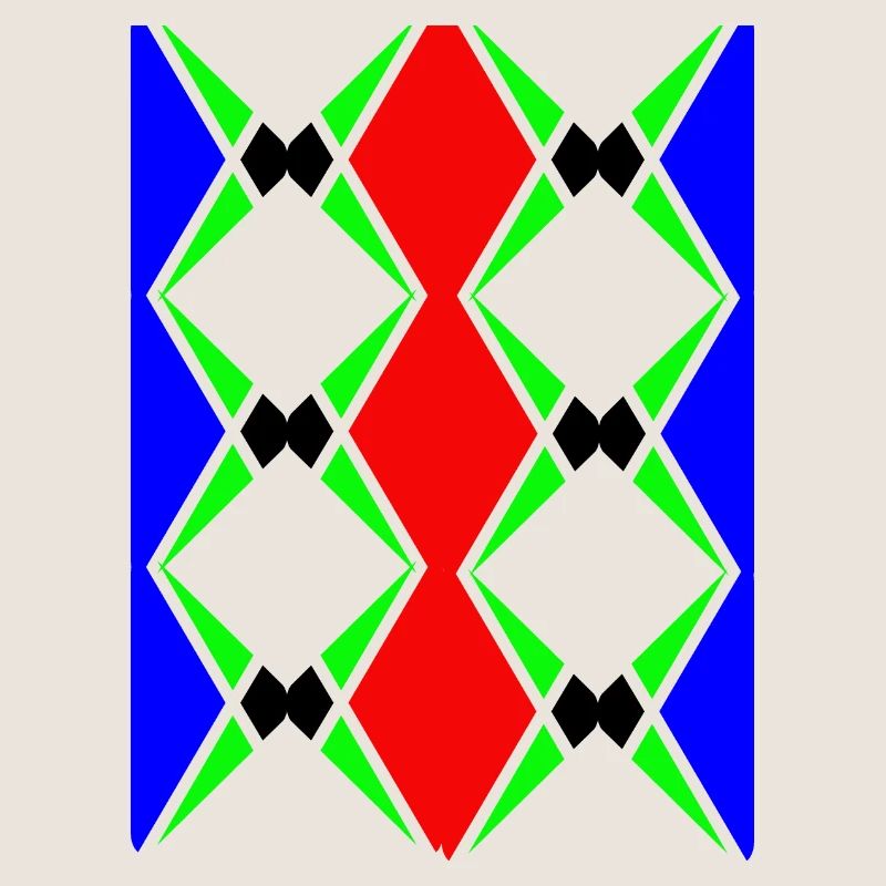Design unique multicolore