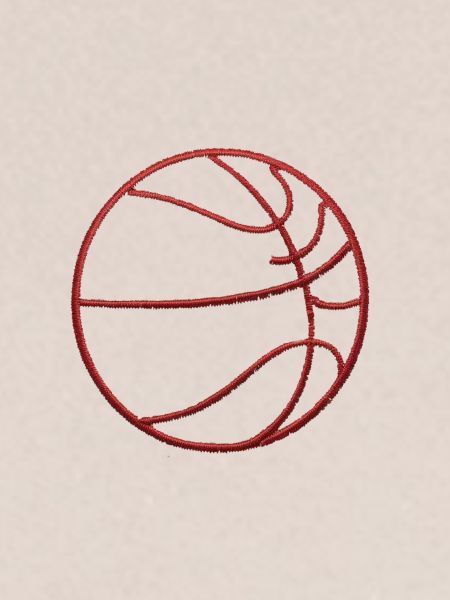 Gestickter Basketball