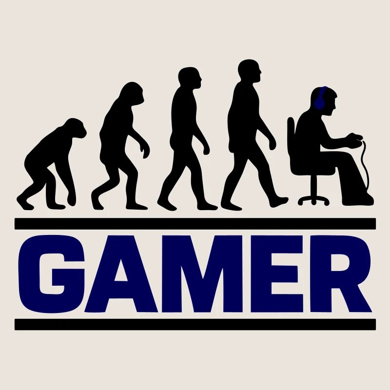 Gamer Evolution Geek Gaming