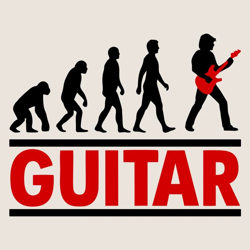 Gitarre Evolution Rockmusik