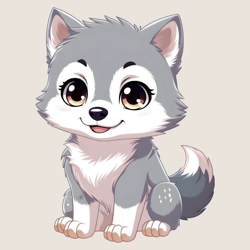 Bébé loup