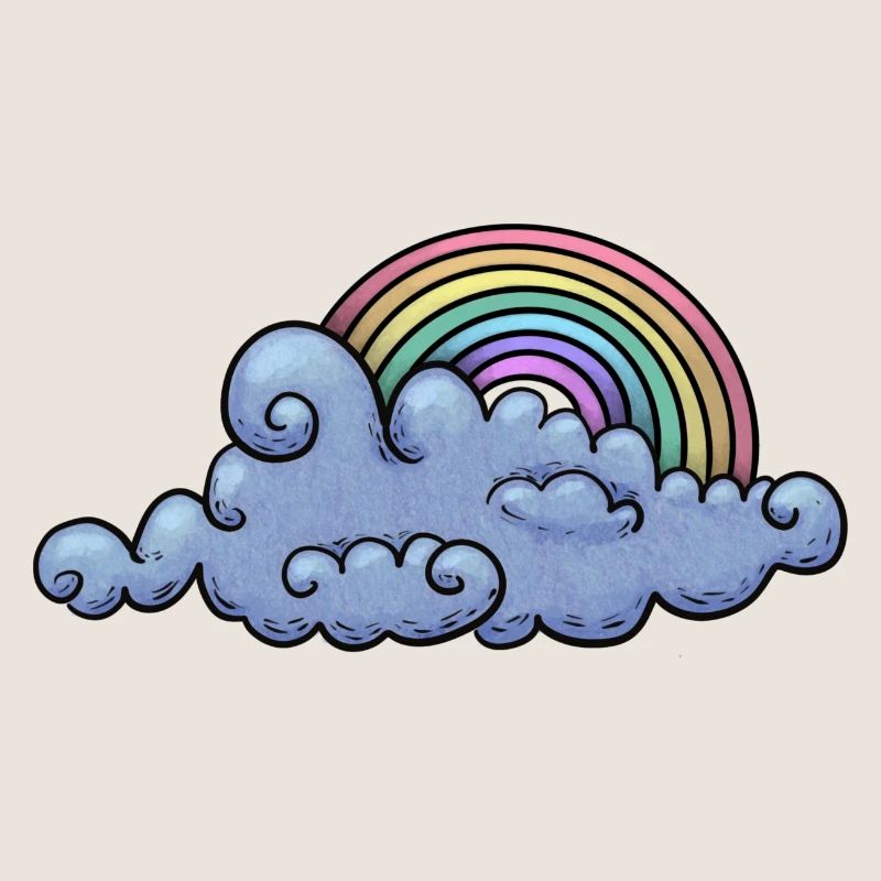 Rainbow cloud