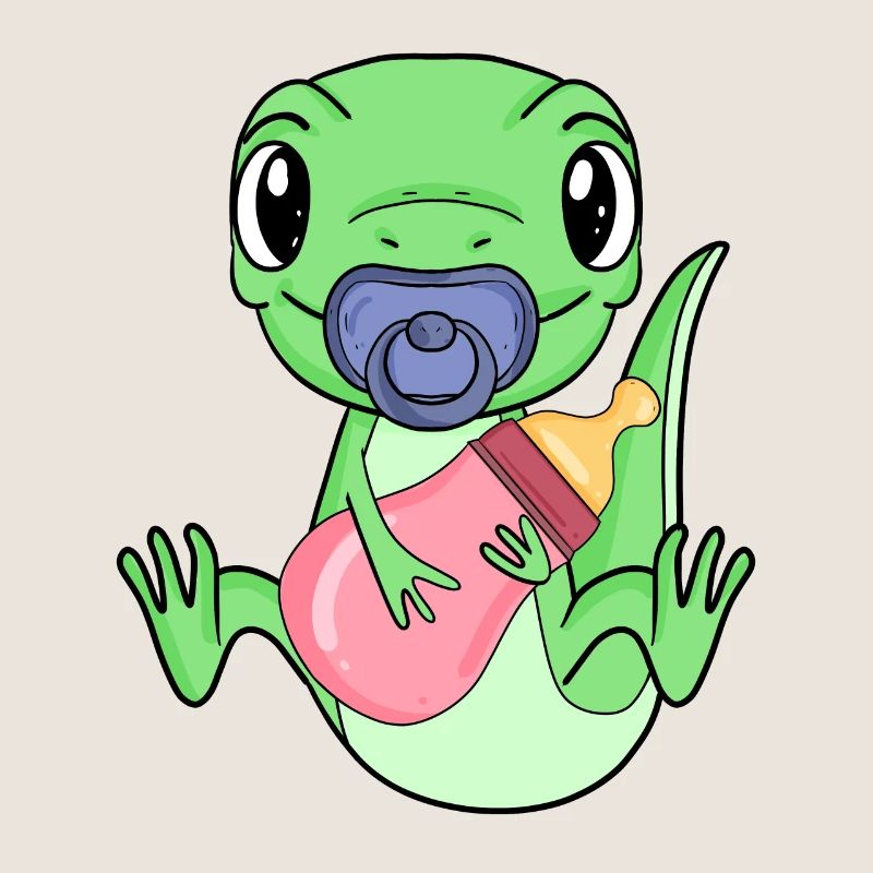 Baby Eidechse