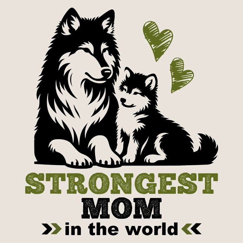 Starke Mama Wolf Beste Mama Geschenk Mutter Kind