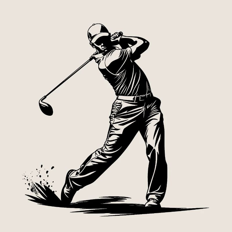 Golf Golfer Golfschläger