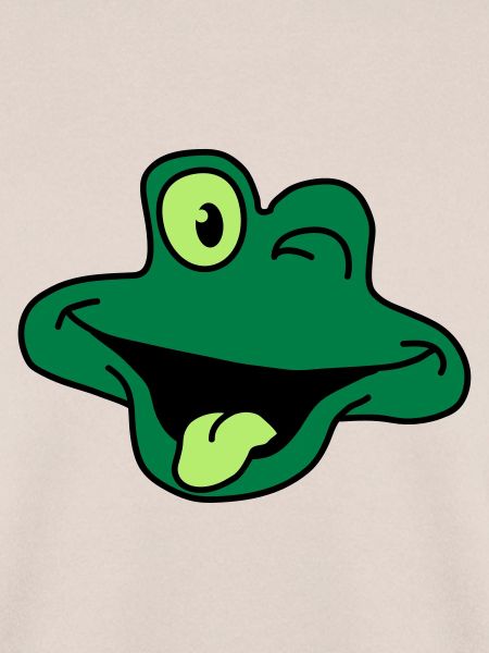 Cheeky Comic Frog Face