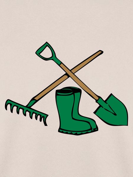 Garten schaufel harke gummistiefel