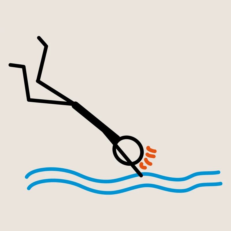 springen / schwimmen