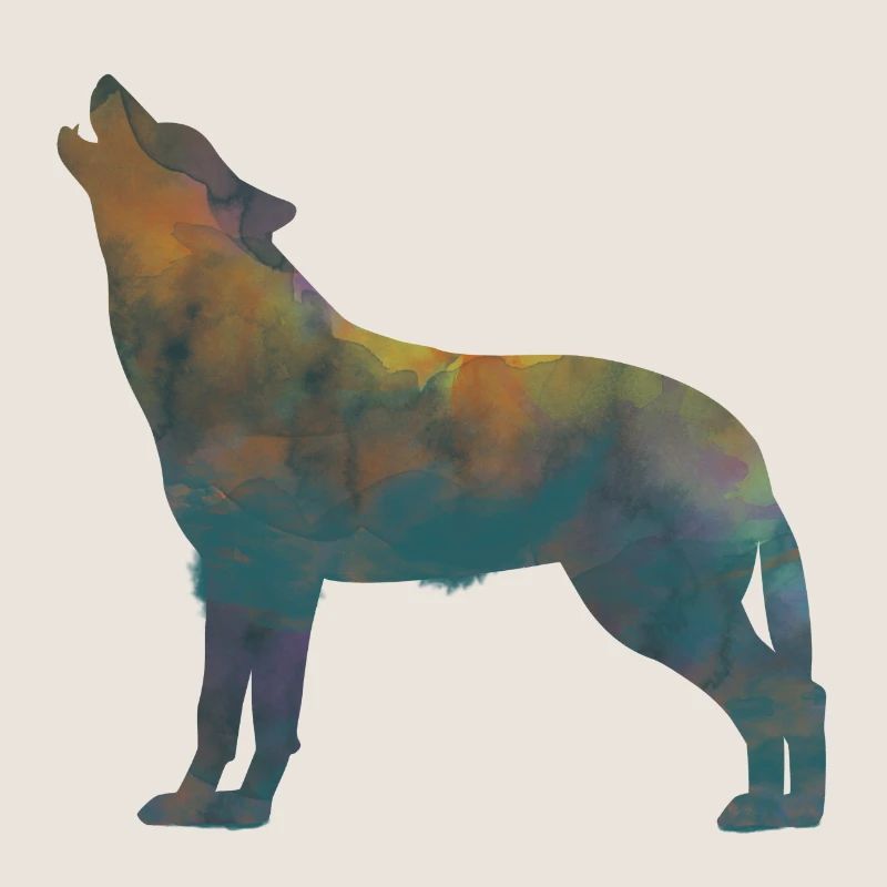 heulender Wolf