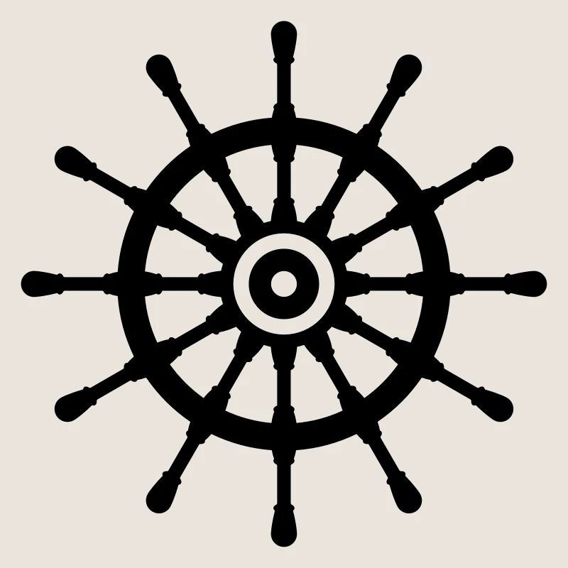 Ship Steering Wheel