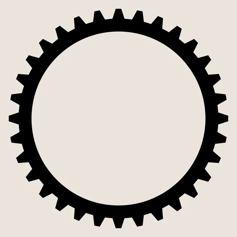 mechanical gear mechanical round serrated clockwork