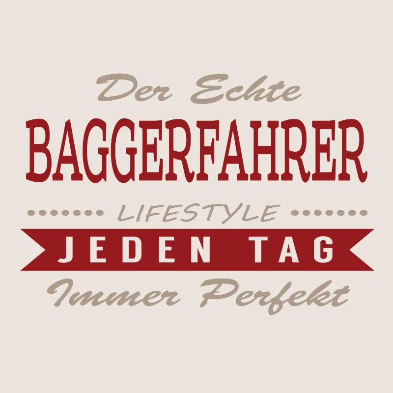 Der echte Baggerfahrer