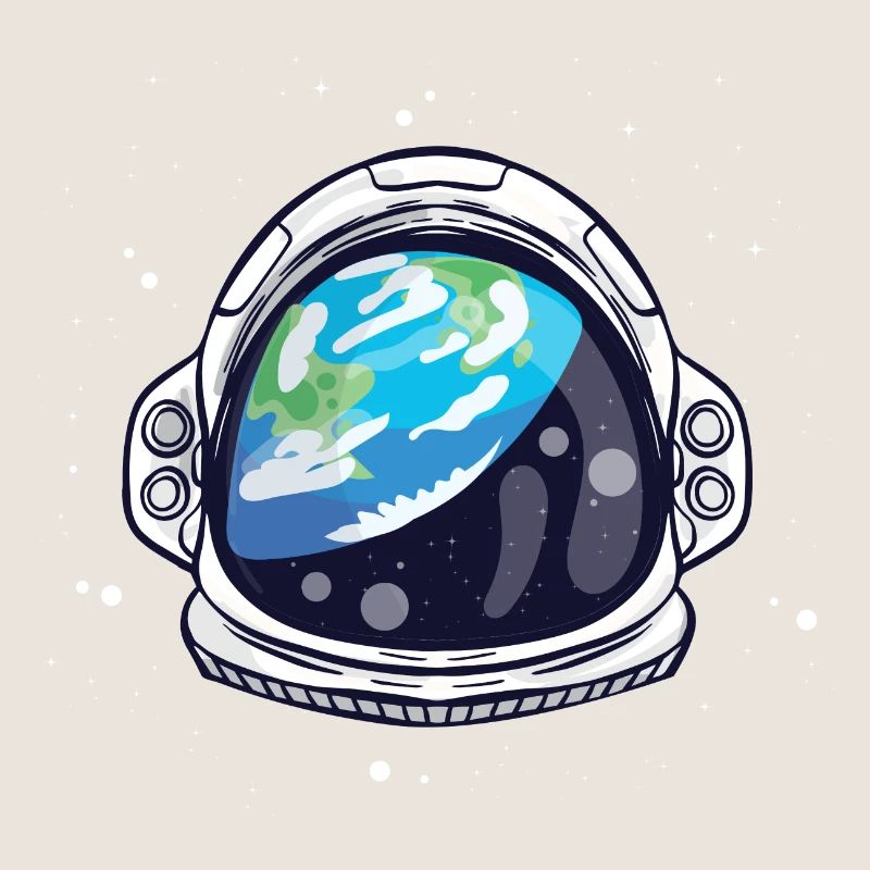 Astronaut helmet space fun all outer space Galaxy