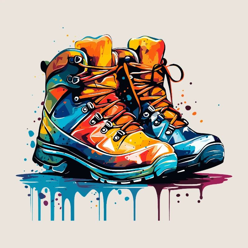 Bunte Schuhe