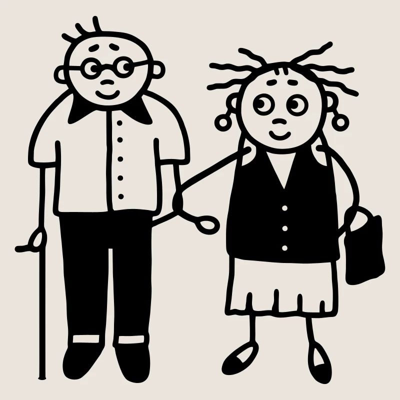 Oma & Opa - Ehepaar - Rentner