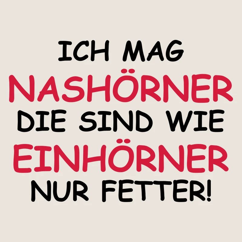 Ich mag Nashörner